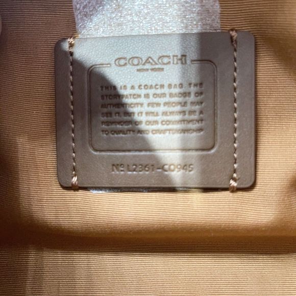 Coach CO945 Axel 3 in 1 Crossbody In Signature Denim Black NWT Org $398 - Picture 6 of 11